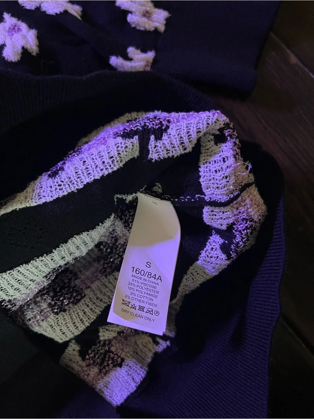 kate spade Black Daisy Puff-Sleeve Knit Top as seen on riverdale